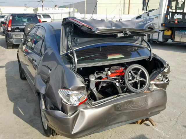 1NXBR32E07Z876462 - 2007 TOYOTA COROLLA CE 灰色 照片 3