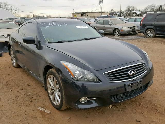 JN1CV6ELXCM470766 - 2012 INFINITI G37 BLACK photo 1