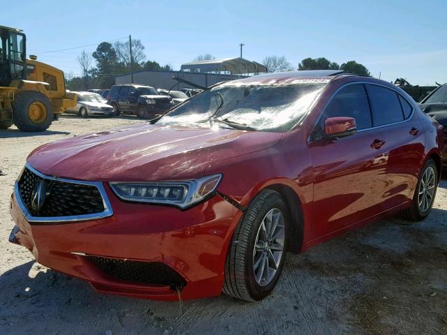 19UUB1F38KA003990 - 2019 ACURA TLX RED photo 2