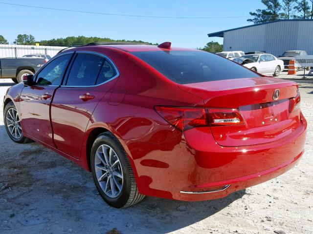 19UUB1F38KA003990 - 2019 ACURA TLX RED photo 3