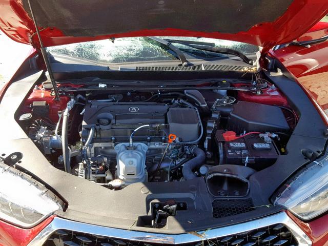 19UUB1F38KA003990 - 2019 ACURA TLX RED photo 7