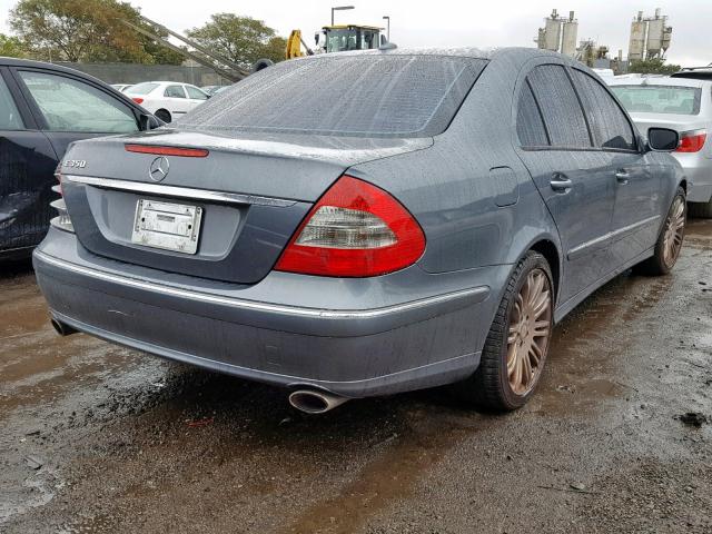 WDBUF56X58B257106 - 2008 MERCEDES-BENZ E 350 CHARCOAL photo 4