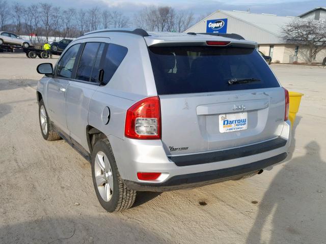 1J4NT1FA9BD260843 - 2011 JEEP COMPASS SP 银色 照片 3