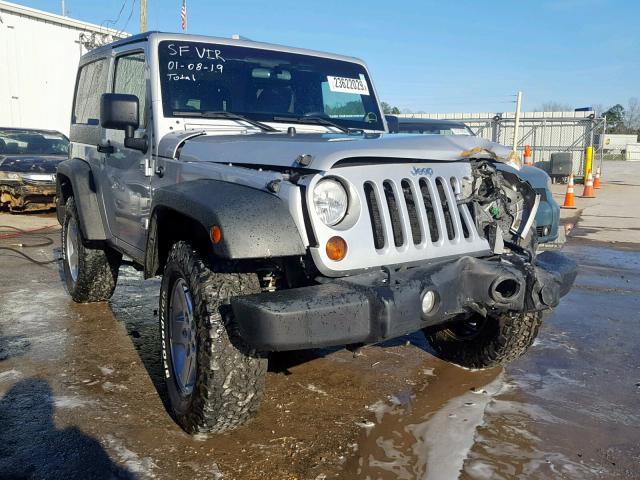 1J4AA2D12BL533169 - 2011 JEEP WRANGLER S SILVER photo 1