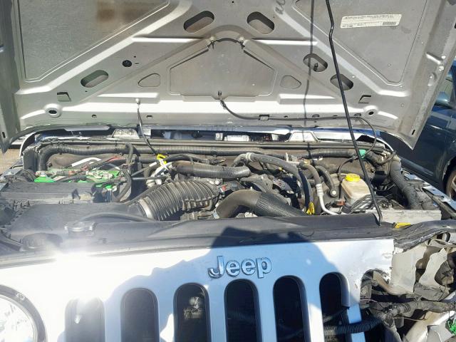 1J4AA2D12BL533169 - 2011 JEEP WRANGLER S SILVER photo 7