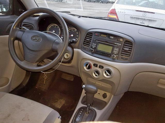 KMHCN4AC2AU477307 - 2010 HYUNDAI ACCENT GLS MAROON photo 9