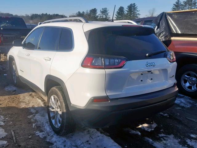 1C4PJLCB6KD171745 - 2019 JEEP CHEROKEE L WHITE photo 3