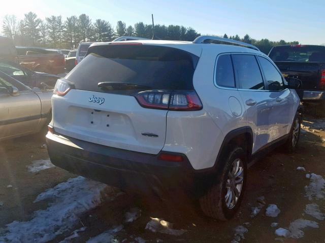 1C4PJLCB6KD171745 - 2019 JEEP CHEROKEE L WHITE photo 4