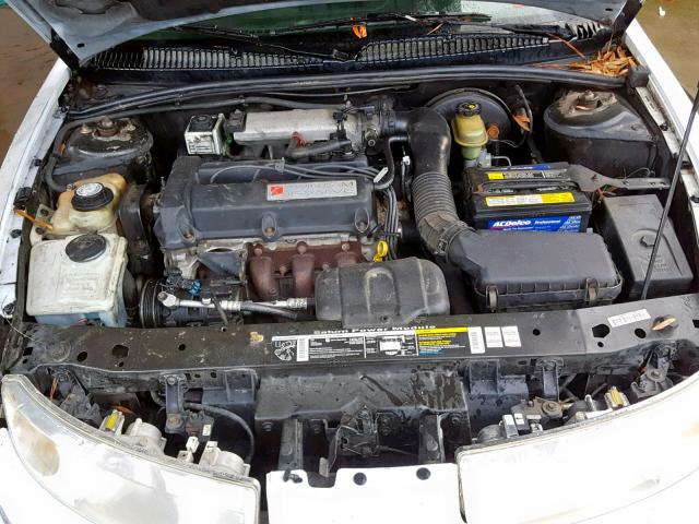 1G8ZH1276VZ254759 - 1997 SATURN SC2 WHITE photo 7