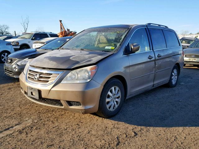 5FNRL3H57AB010222 - 2010 HONDA ODYSSEY EX BEIGE photo 2