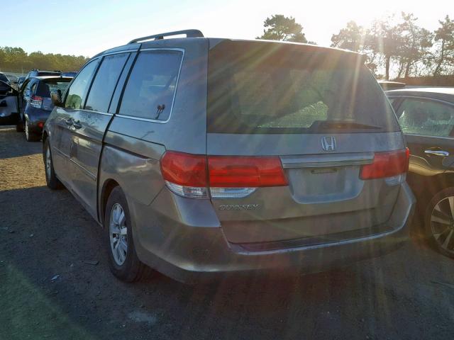 5FNRL3H57AB010222 - 2010 HONDA ODYSSEY EX BEIGE photo 3