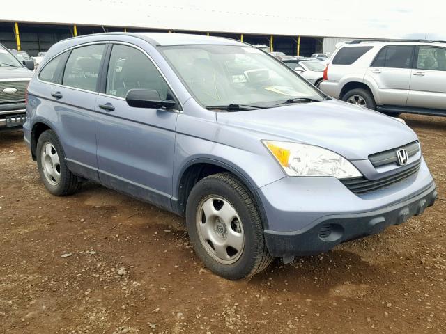 JHLRE483X7C024476 - 2007 HONDA CR-V LX BLUE photo 1