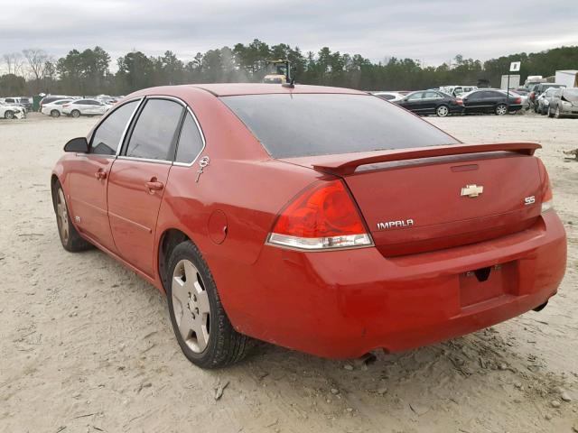 2G1WD58CX79264801 - 2007 CHEVROLET IMPALA SUP 勃艮第红 照片 3