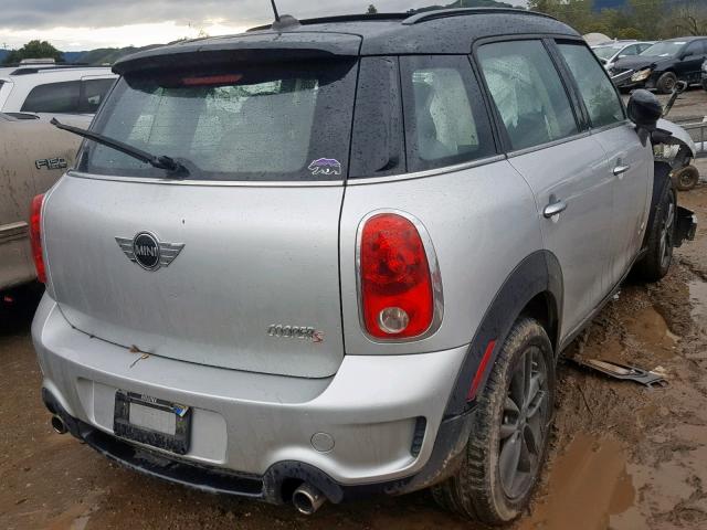 WMWZC5C54DWP30934 - 2013 MINI COOPER S C SILVER photo 4