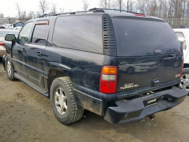 1GKFK66U43J225090 - 2003 GMC YUKON XL D BLACK photo 3