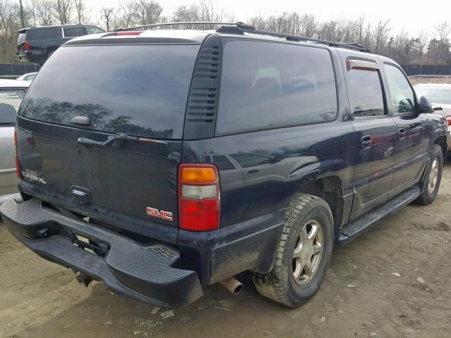 1GKFK66U43J225090 - 2003 GMC YUKON XL D BLACK photo 4