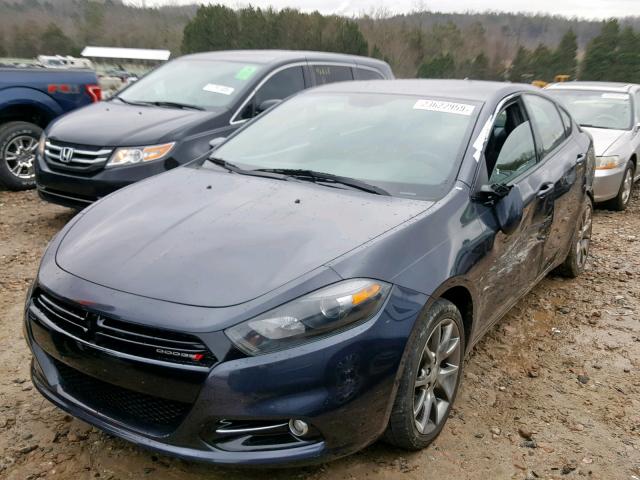 1C3CDFBB7ED732407 - 2014 DODGE DART SXT GRAY photo 2