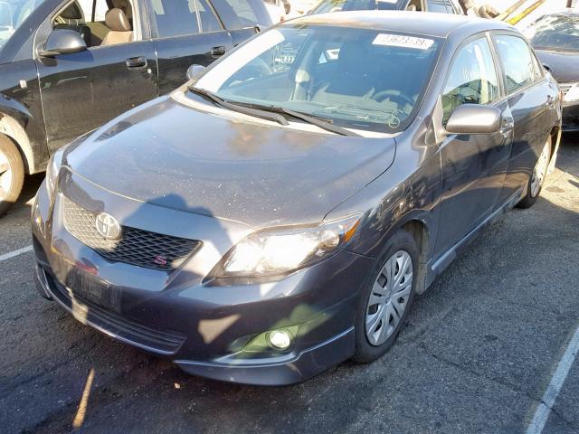 1NXBU40E99Z157799 - 2009 TOYOTA COROLLA BA CHARCOAL photo 2