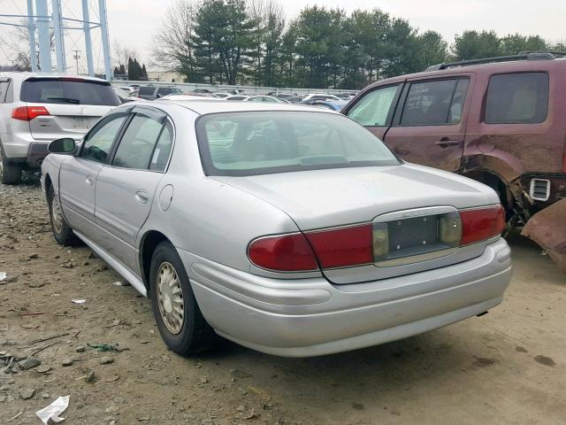 1G4HP54K824120823 - 2002 BUICK LESABRE CU SILVER photo 3