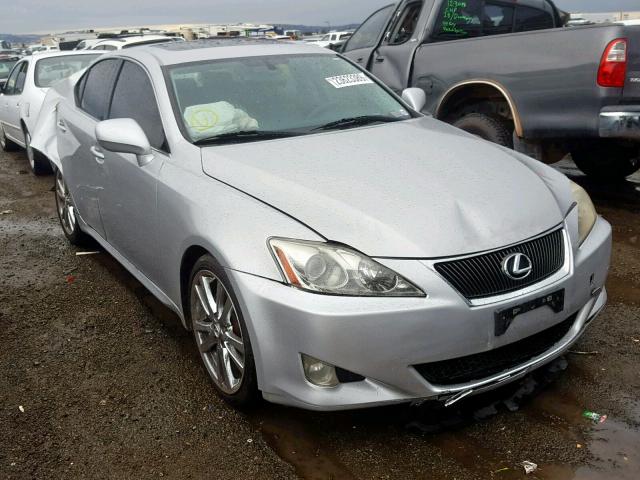 JTHBK262772049734 - 2007 LEXUS IS 250 SILVER photo 1