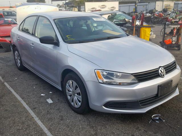 3VW2K7AJ0EM236247 - 2014 VOLKSWAGEN JETTA BASE GRAY photo 1