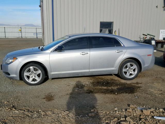 1G1ZA5E07CF220658 - 2012 CHEVROLET MALIBU LS ვერცხლისფერი ფოტო 9
