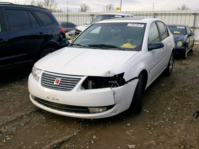 1G8AL55F57Z179951 - 2007 SATURN ION LEVEL WHITE photo 2