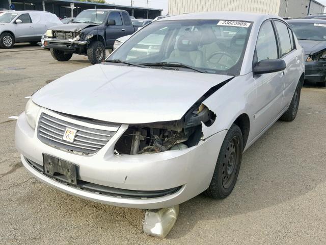 1G8AJ55F87Z114906 - 2007 SATURN ION LEVEL SILVER photo 2