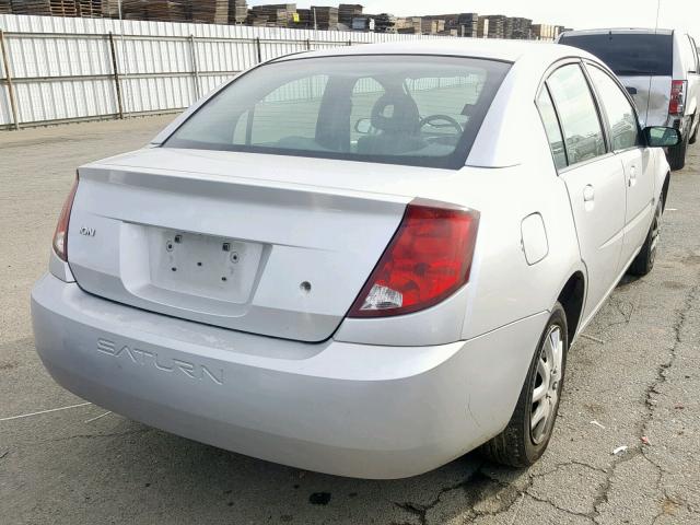 1G8AJ55F87Z114906 - 2007 SATURN ION LEVEL SILVER photo 4