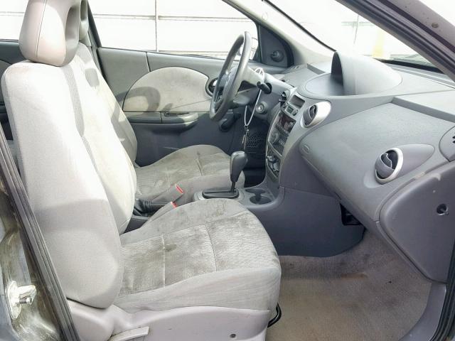 1G8AJ55F87Z114906 - 2007 SATURN ION LEVEL SILVER photo 5