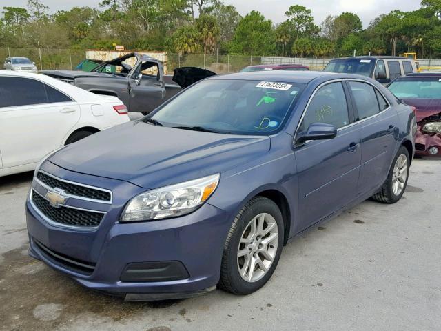 1G11D5SR3DF348193 - 2013 CHEVROLET MALIBU 1LT BLUE photo 2