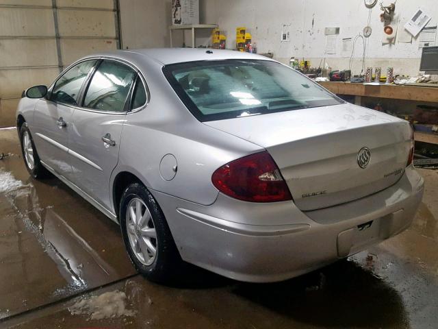 2G4WD532651279776 - 2005 BUICK LACROSSE C SILVER photo 3