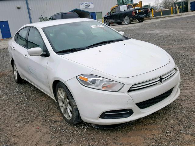 1C3CDFBA7DD131469 - 2013 DODGE DART SXT WHITE photo 1