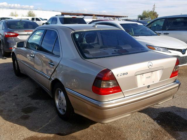 WDBHA29G8YA850457 - 2000 MERCEDES-BENZ C 280 GOLD photo 3