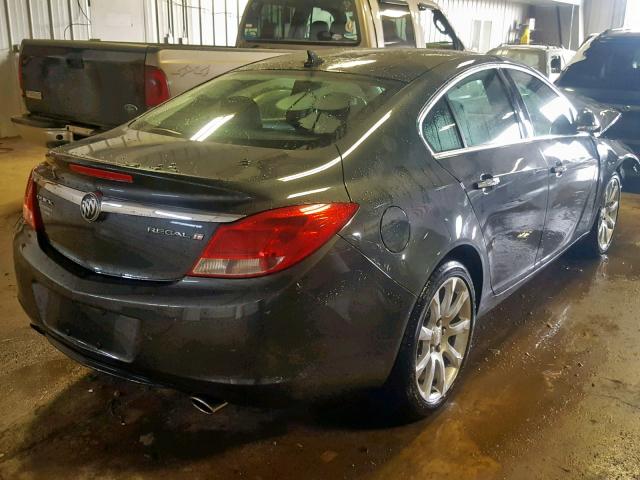 2G4GU5GV0D9249505 - 2013 BUICK REGAL PREM GRAY photo 4