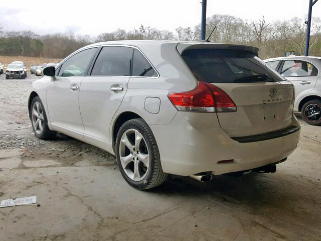 4T3ZK11A69U008482 - 2009 TOYOTA VENZA BASE WHITE photo 3