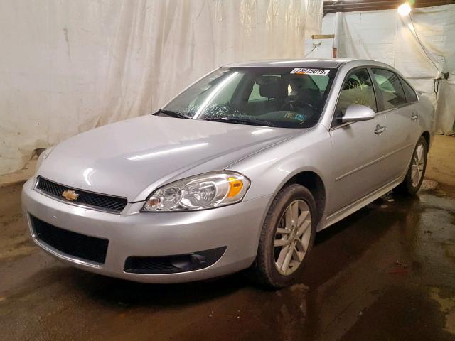 2G1WC5E35E1101721 - 2014 CHEVROLET IMPALA LIM SILVER photo 2