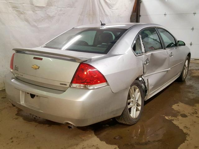 2G1WC5E35E1101721 - 2014 CHEVROLET IMPALA LIM SILVER photo 4