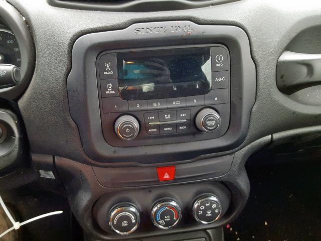 ZACCJBAB6HPG15390 - 2017 JEEP RENEGADE S 黑色 照片 9