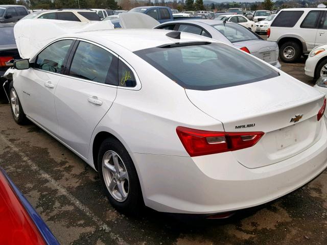 1G1ZB5ST6HF183962 - 2017 CHEVROLET MALIBU LS WHITE photo 3