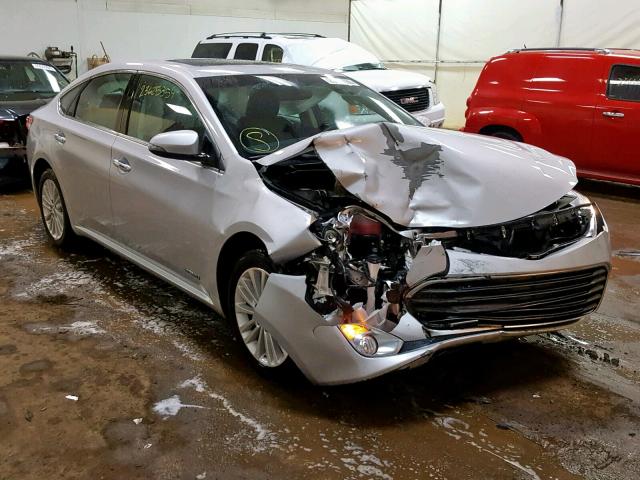 4T1BD1EB1DU012343 - 2013 TOYOTA AVALON HYB SILVER photo 1