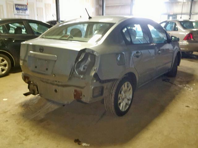 3N1AB61E78L655561 - 2008 NISSAN SENTRA 2.0 GRAY photo 4