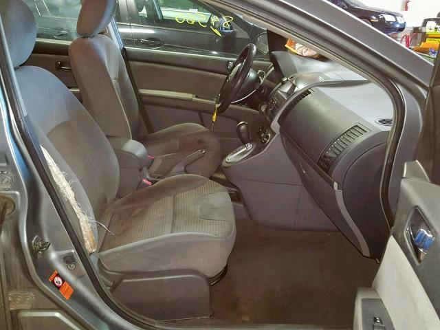 3N1AB61E78L655561 - 2008 NISSAN SENTRA 2.0 GRAY photo 5