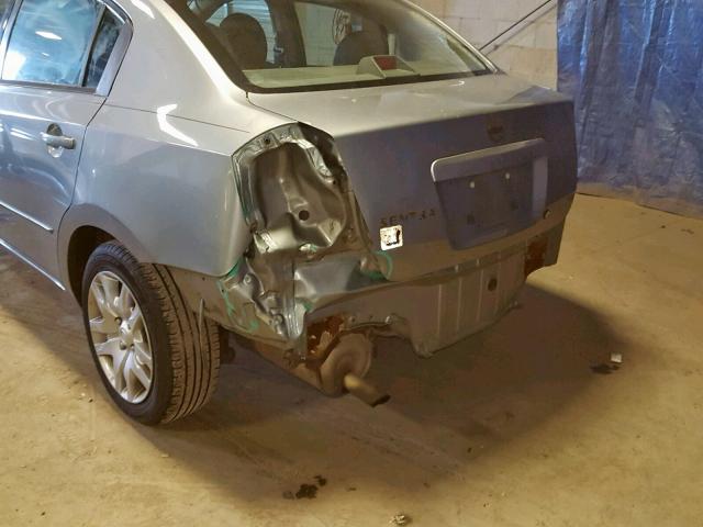 3N1AB61E78L655561 - 2008 NISSAN SENTRA 2.0 GRAY photo 9