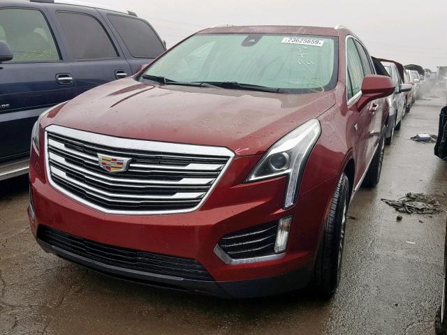 1GYKNDRS6JZ185474 - 2018 CADILLAC XT5 LUXURY RED photo 2