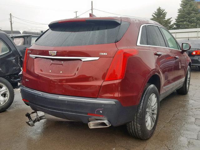 1GYKNDRS6JZ185474 - 2018 CADILLAC XT5 LUXURY RED photo 4