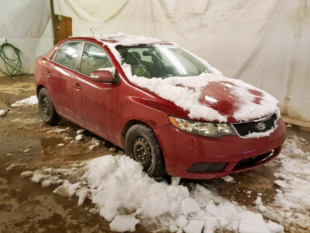 KNAFU4A21A5063888 - 2010 KIA FORTE EX RED photo 1