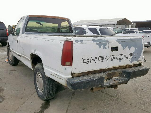 1GCGC24K3KE117980 - 1989 CHEVROLET GMT-400 C2 WHITE photo 3