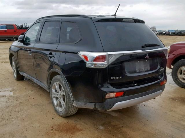 JA4AD3A36FZ001154 - 2015 MITSUBISHI OUTLANDER BLACK photo 3