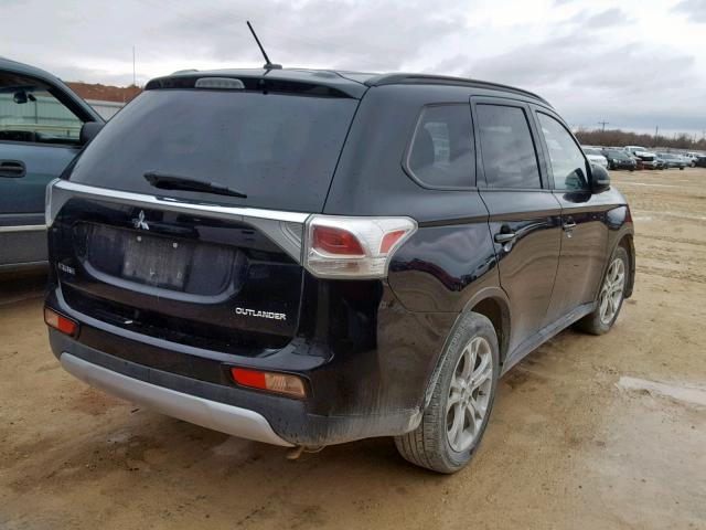 JA4AD3A36FZ001154 - 2015 MITSUBISHI OUTLANDER BLACK photo 4